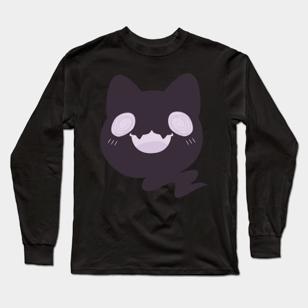 Spooky Cat Long Sleeve T-Shirt by NovaSammy